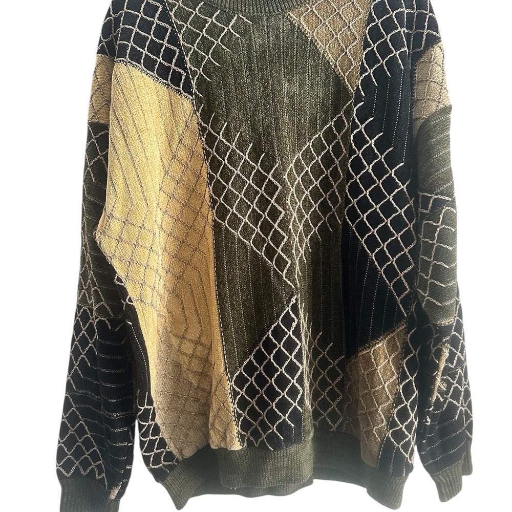 Tundra Canada Men’s Multicolor Thick Knit Sweater Size XL